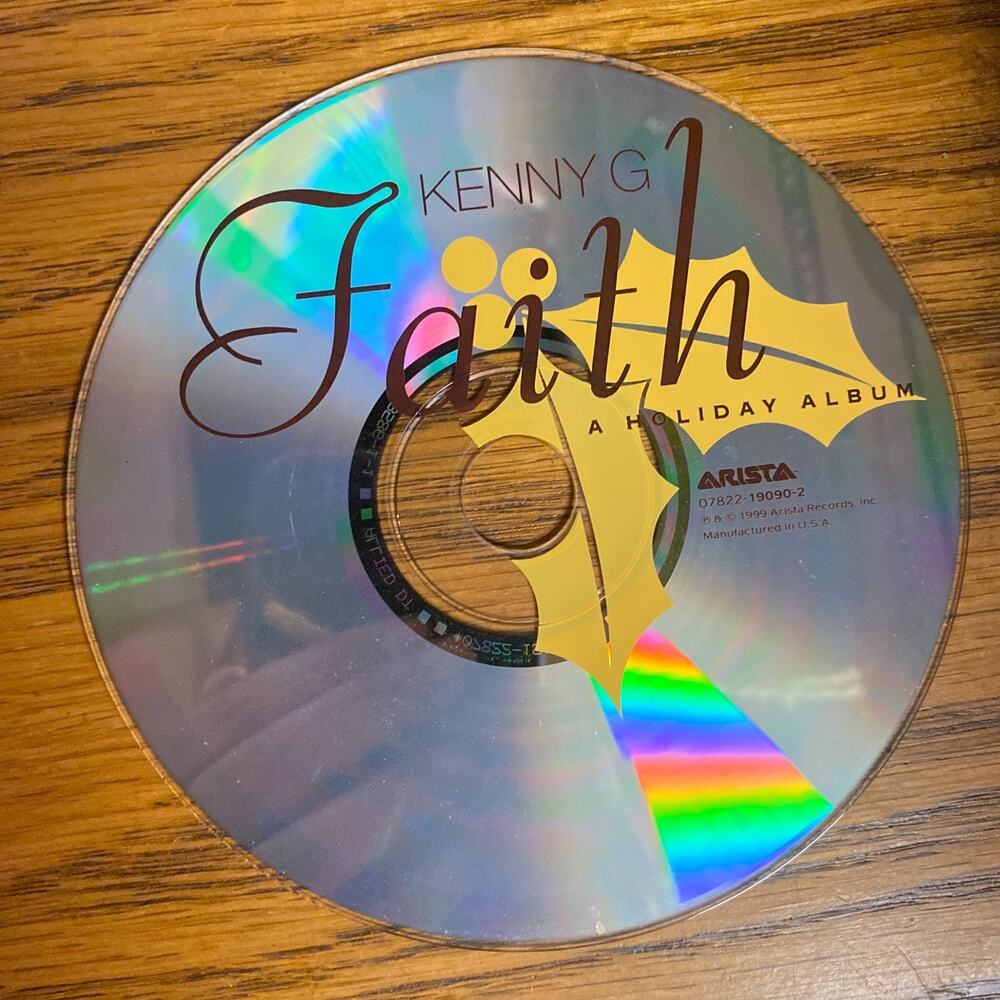 Faith: A Holiday Album by Kenny G (CD, Dec-1999, Arista) *No Case*